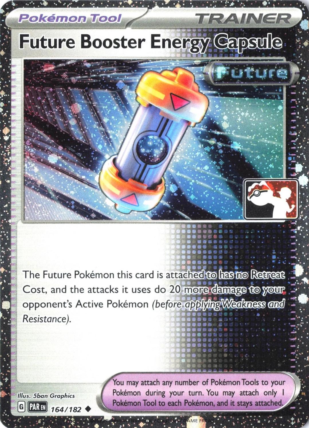 Paradox Rift Future Booster Energy Capsule [Prize-Pack-Cosmos-Holo] Pokémon card